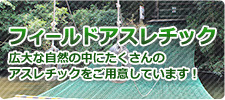 愛知県で人気のテーマパーク南知多グリーンバレイのフィールドアスレチックページ